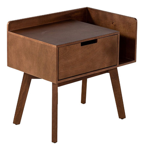 Cabecera Dicasa Nogal+ Base Cama+ Burós Frazada Almh Color Nogal