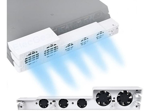 Ventilador De Refrigeracion Ps4 Pro Turbo En Blanco Glacial