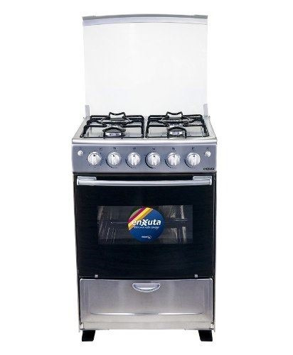 Cocina Enxuta 1604i Horno Gas Acero Inox - Vía Confort