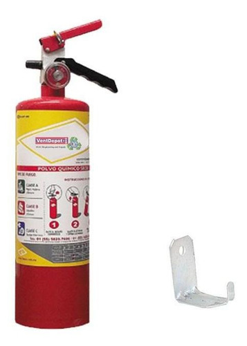 Matafuegos VentDepot MXFOF-004-1 polvo qs clase A apto para autos