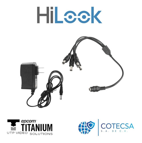 Kit Circuito Cerrado Hilook 2 5mp Domo Baluns 500gb
