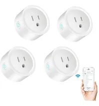 Comprar Enchufe Inteligente Wifi Enchufe Inteligente Con App 4 Pieza