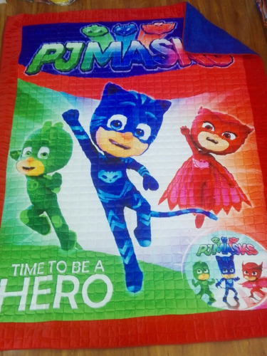 Cobija Pj Masks Cobija Termica Ovejera Sencilla Heroes En Pi