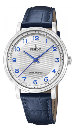 Reloj Para Hombre Festina Solar Energy F20660/1 Azul