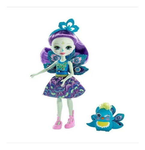 Muñeca Enchantimals Patter Peacock & Flap Nueva (Usado)
