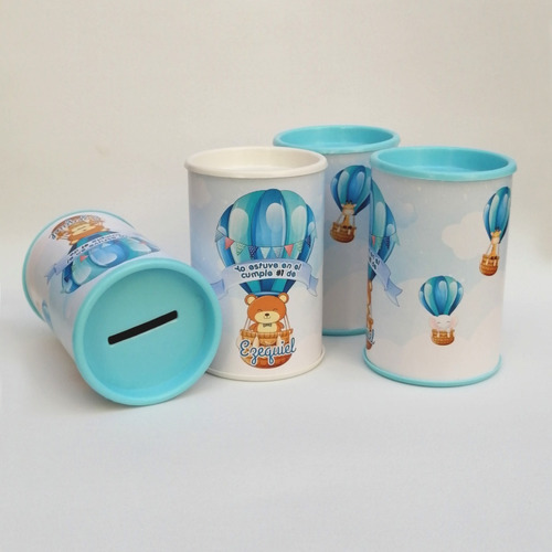 Imagen 4 de 10 de 20 Alcancías Personalizadas Cumpleaños Infantil Sorpresitas
