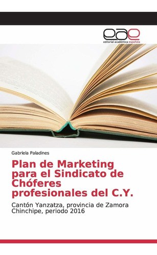 Libro Plan De Marketing Para El Sindicato De Chóferes Lln5