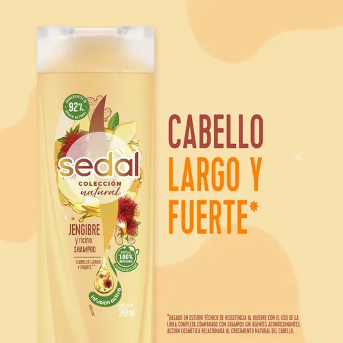 Sedal Shampoo Jengibre Ricino 650ml