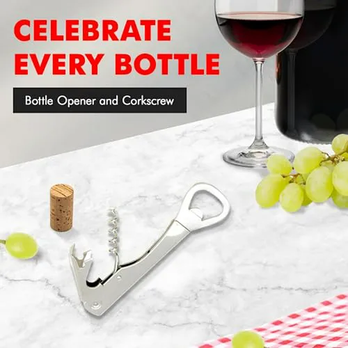 Abridor De Botellas Y Sacacorchos Chef Craft Select, 5 5 Ní