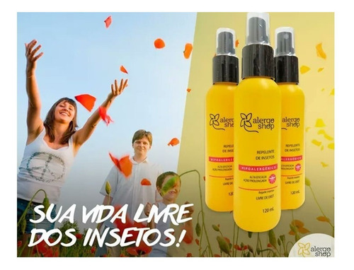 Icaridina Repelente Hipoalergênico Vegano Alergoshop