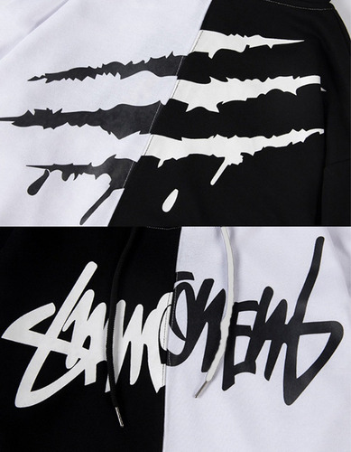 Sudadera Con Capucha Deportiva Unisex Cuello Redondo Suelto