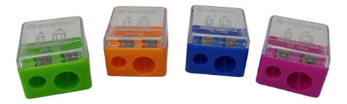 6 Sacapuntas C/deposito Doble Sabonis Sc088