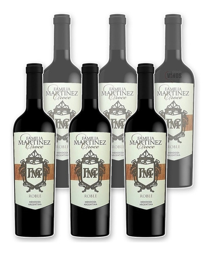 Vino Malbec Roble Martinez Croce 750ml Caja X6