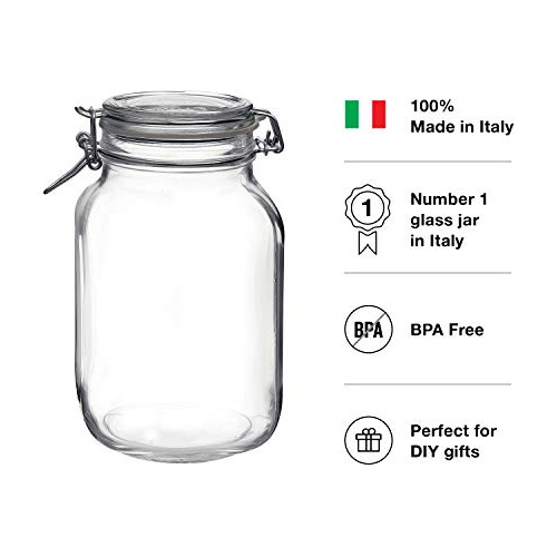 Tarro De Vidrio Para Conservas Bormioli Rocco Fido, Italiano