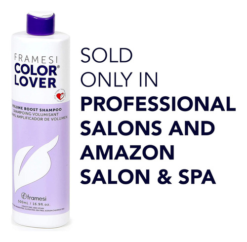 Shampoo Framesi Color Lover Volume Boost, 169 Ml De Onça, Ch