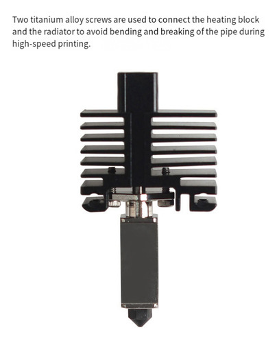 Atualize O Hotend Para O Termisto Bambu Carbon Lab X1 E P1p