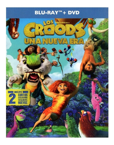 Los Croods 2 Dos Una Nueva Era Pelicula Blu-ray + Dvd