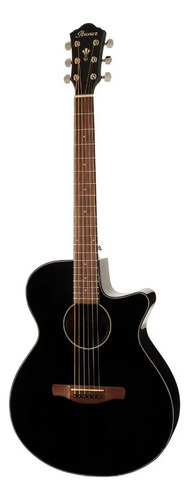 Guitarra Electro Acústica Ibanez Aeg50 Color Negro