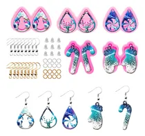 Comprar Moldes Para Artesanías De 105 Moldes De Resina Para Aretes