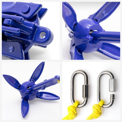 Ancla De Garfio Plegable Ancla De Kayak Con Cuerda De 16,4
