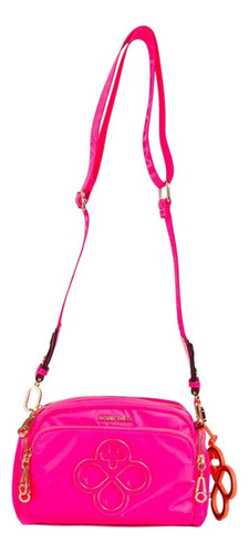 Bolso Jaime Ibiza Modelo Ji 2296 Color Rosa Neón Huellas 202