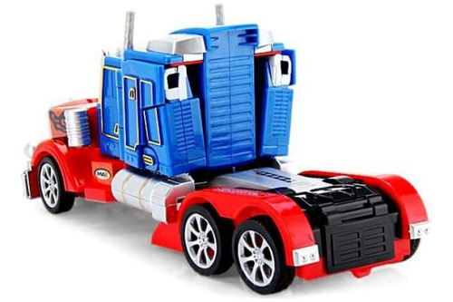 Imagen 4 de 10 de Camion Transformers Control Remoto Recargable Luz Y Sonido