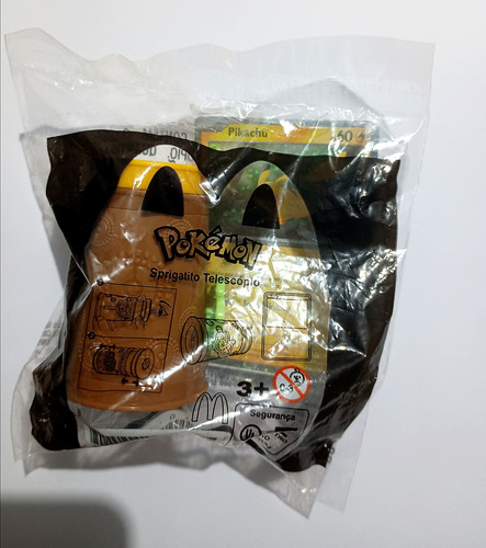 Carta Card Pokémon Pikachu Foil Brilhante Mc Donalds Boneco Pikachu 025/165 Foil Brilhante 2025 Edição 151 Português