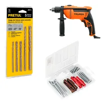Comprar Rotomartillo 1\u002F2 750 W Truper Jgo Brocas Jgo Pijas Taquetes