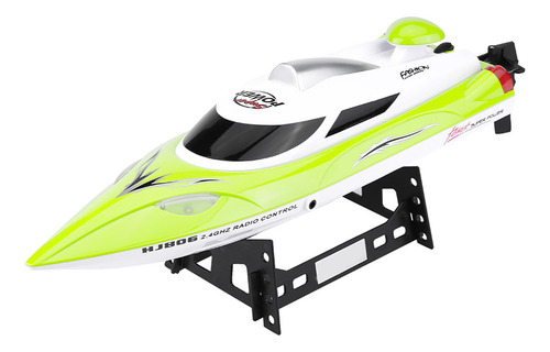 Mini Barco De Carreras Rc Para Niños, Color Verde