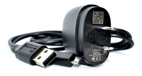 Cargador Lanix Original Para Celular Ilium M1 C/cable 