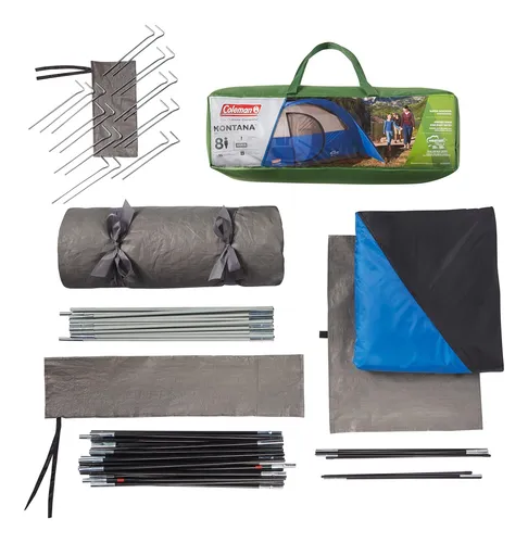 Tienda De Campaña Familiar Coleman Montana Para 6/8 Personas