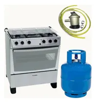 Comprar Cocinas James 5 Hornallas C150 Titanium + Envase Garrafa 13k