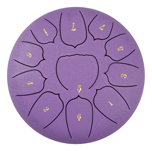 Steel Tongue Drum Meditation For Notes Yoga Handpan 11