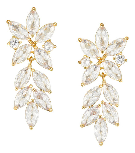 Sweetv Pendientes De Boda De Marquesa Para Novias, De Dama
