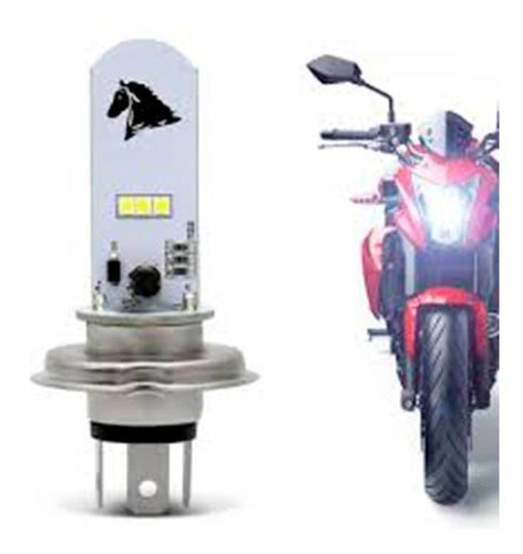 Lâmpada Led H4 Moto Universal 8000k