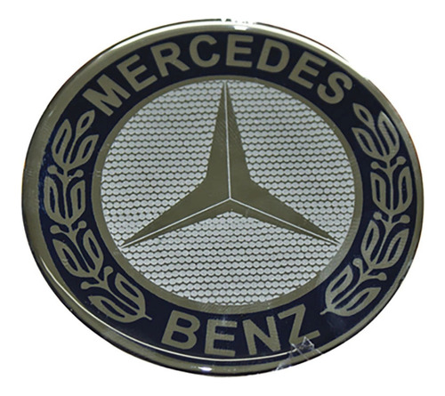 Emblema Capô Café Resinado Mercedes-benz 55mm 1214 1418 16