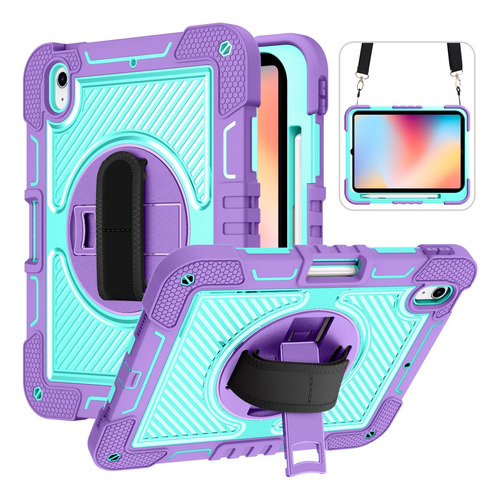 Funda Para Ipad 10 Generación 2025 10.9 Pulgadas Morado