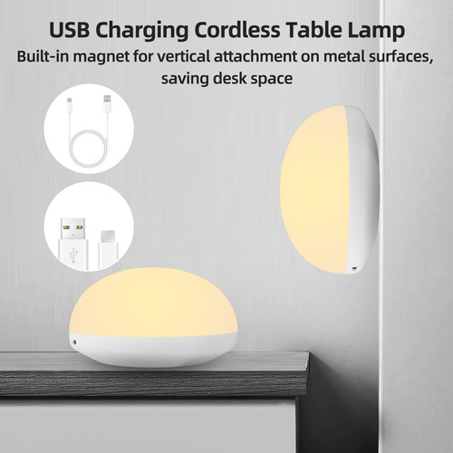 Luz Nocturna Recargable Ledikon Para Bebé Con Control Remoto