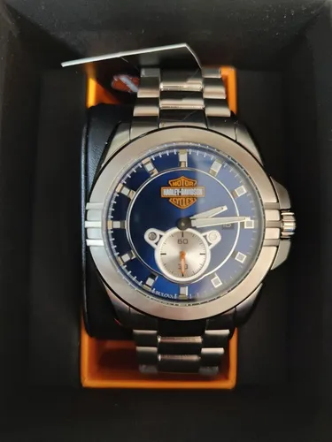 Reloj Harley Davidson usa Bulova Original Malla Met lica