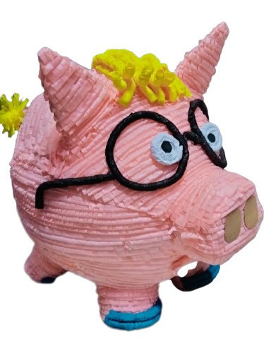 Piñata Puerco Araña Simsom 