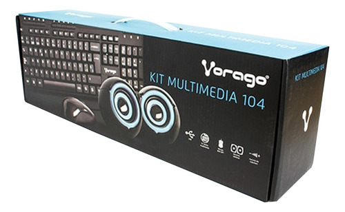 Kit Teclado Mouse Y Bocinas Vorago Español Kms-104 Original.