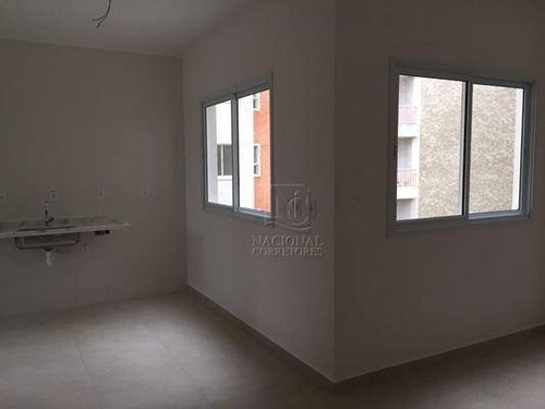 Imagem 1 de 21 de Apartamento Com 1 Dormitório À Venda, 39 M² Por R$ 225.000,00 - Bangu - Santo André/sp - Ap5367