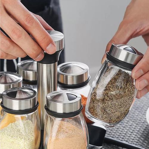 ! Organizador De Cocina Giratorio Con Juego De 12 Estantes .