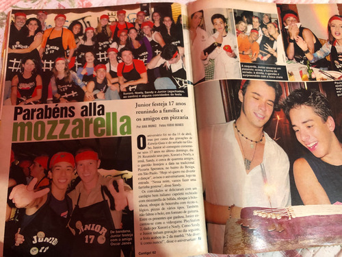 Revista Contigo,angélica,ana Paula,sandy&junior,paulo Vilhen (Usado)