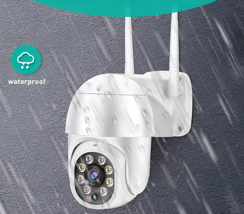 Cámara De Vigilancia Ip Exterior, Con Movimiento 8 Led Tf