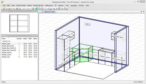 Imagen 4 de 6 de Diseño Muebles Polyboard 6.05f Pro 2018 + Opticut 5.24h Pro