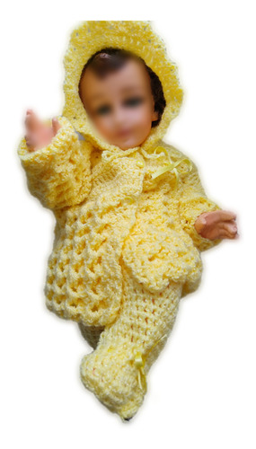 Traje De Bebe Tejido A Crochet