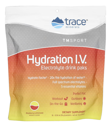 Trace Minerals Hidratação Eletrólito Pacote Com 16un Sabor N/a