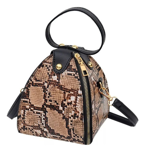 Cartera Bandolera Animal Print Mini Mujer