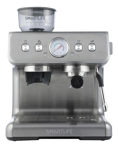 Cafetera Expresso Con Molinillo Smartlife Ecg5020 20bar